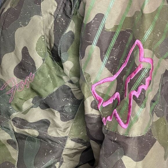 Fox Dakota Green Camo/ Pink Racing Jacket Size Small - Picture 14 of 16
